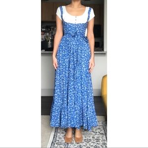 Vintage Lucie Ann Beverly Hills Maxi Dress